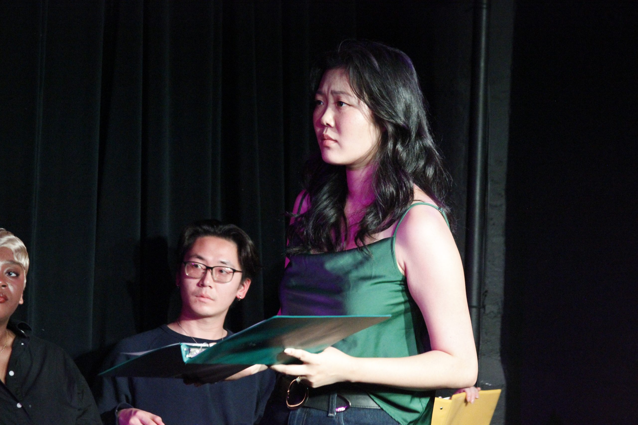 Mary Kim in the Next Life Theatre Workshop of the Scarlet Pimpernel by Brayden Stallman and Ava Pirie