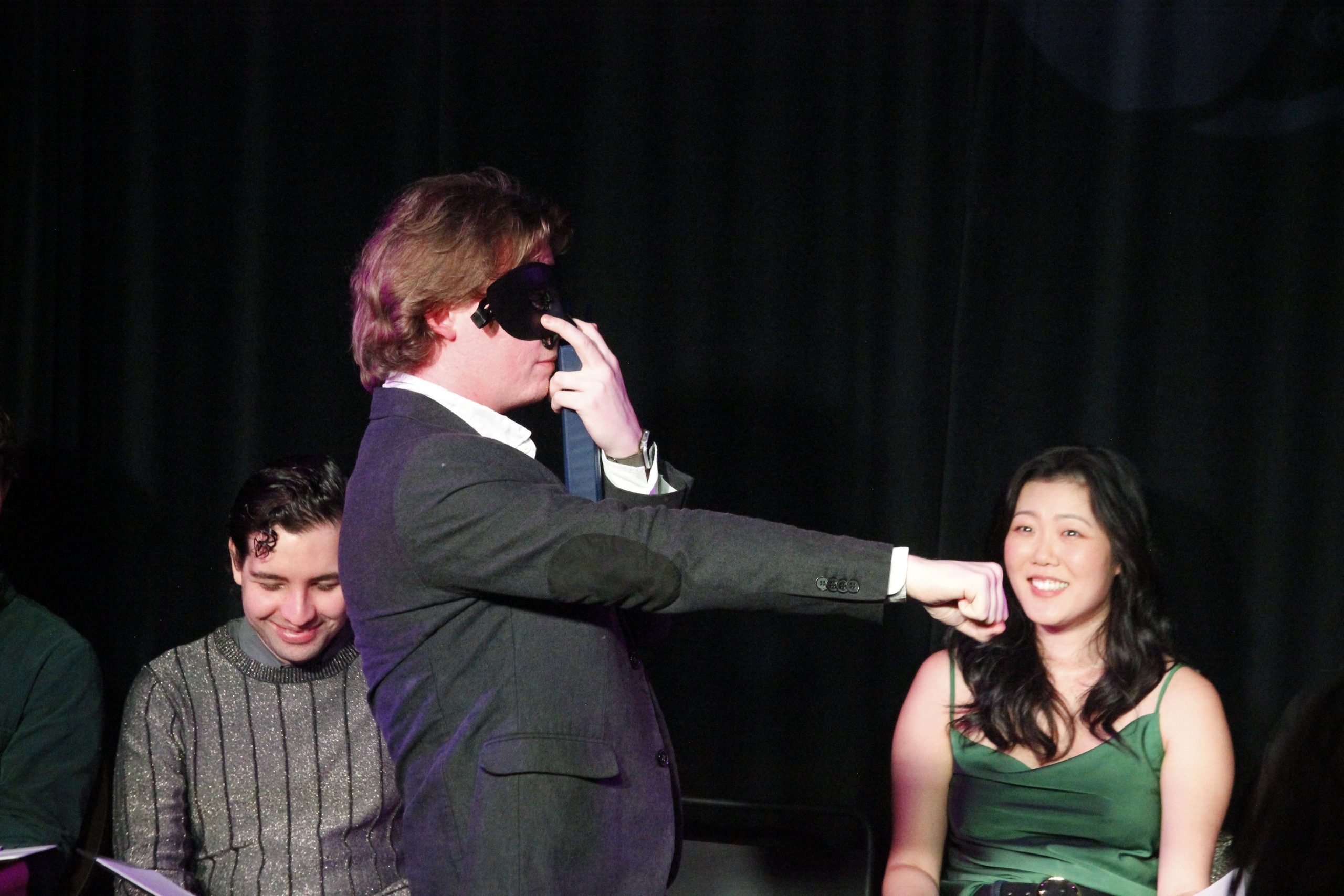 Adam Schween in the Next Life Theatre Workshop of the Scarlet Pimpernel by Brayden Stallman and Ava Pirie